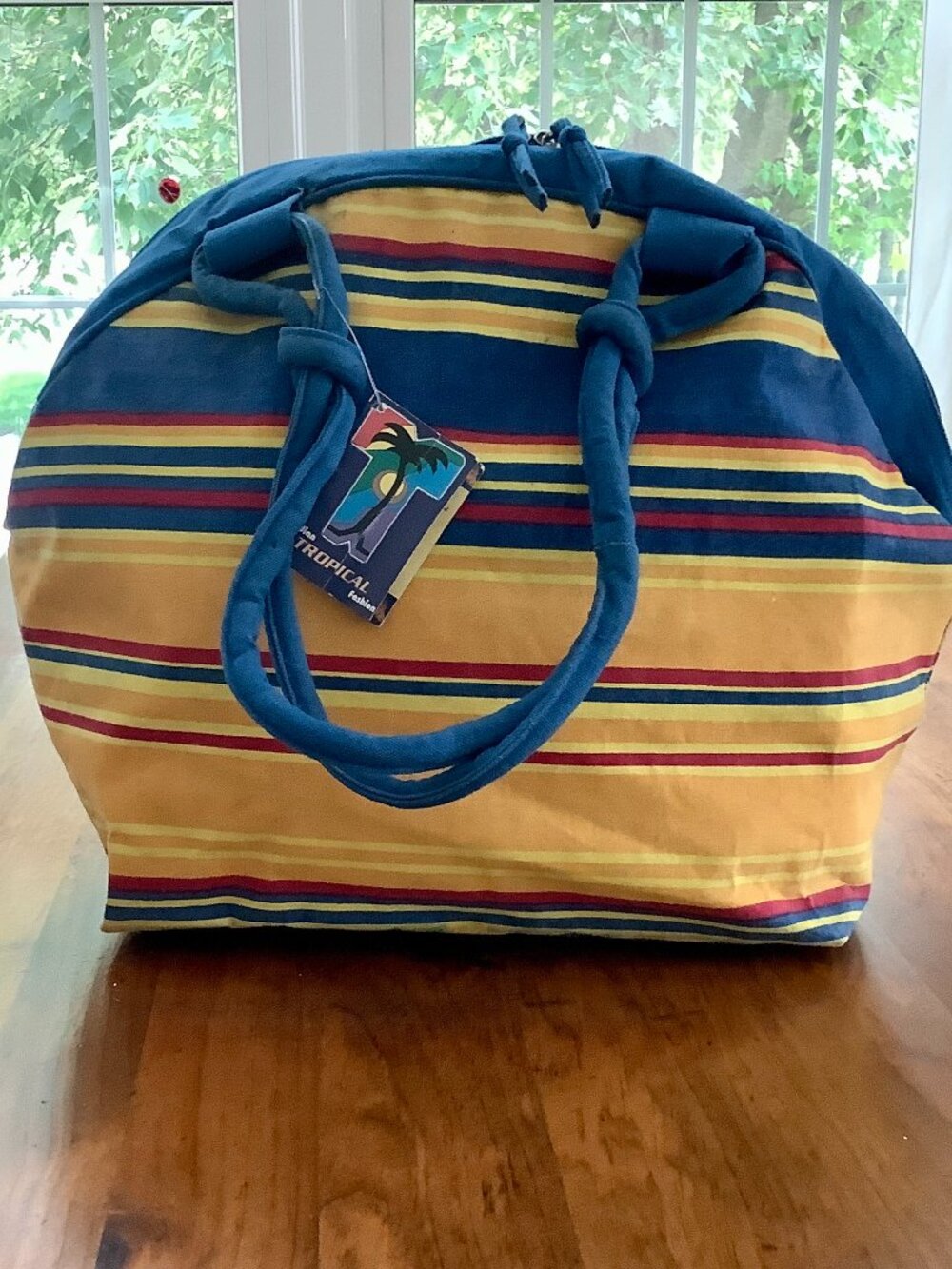 Indian Tropical Fashion Bag Carry All Beach Duffle Practical Carry-All Colorful